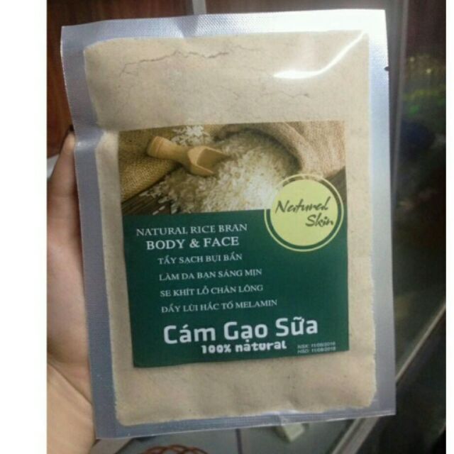 Cám gạo sữa 100% thiên nhiên