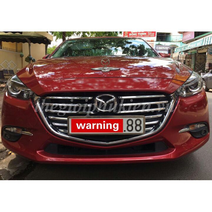 Bộ ốp trang trí mặt Ca Lăng, Calang trên Mazda 3 Facelift 2017-2019