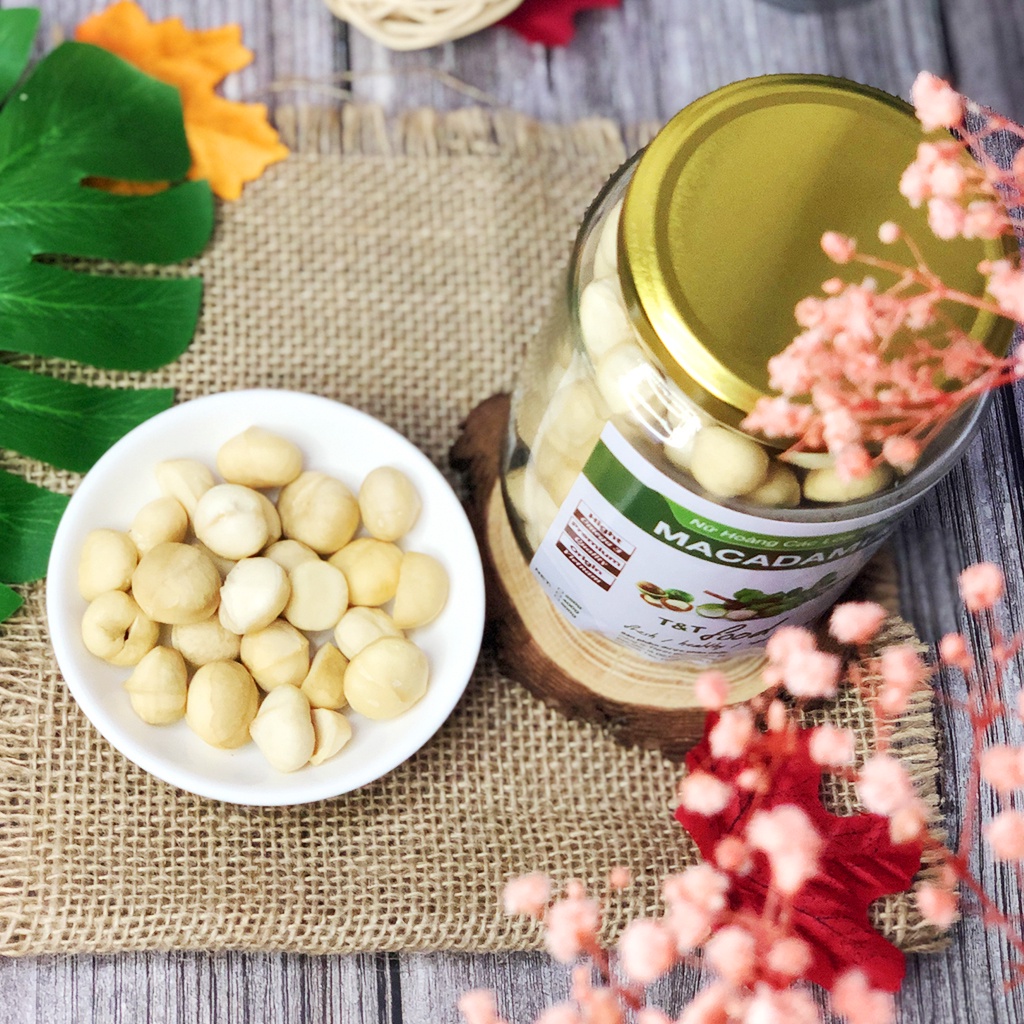 Nhân Maca Sấy Chín Sạch Thơm Giòn Béo 500g, Nữ Hoàng Các Loại Hạt Dak Lak ⛳ Dinh dưỡng HANI FOOD