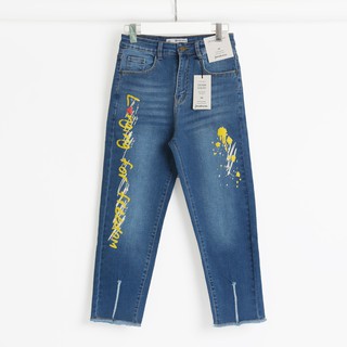 Quần jeans STRADIVARIUS BOYFRIEND JEANS