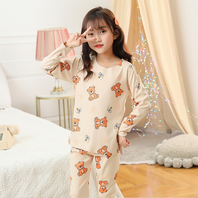 Bộ Đồ Ngủ Hai Mặt In Họa Tiết Hoạt Hình Dễ Thương Kích Thước 100-160cm Cho Bé