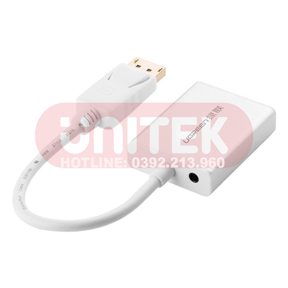 Cáp Chuyển Displayport Sang VGA Có Âm Thanh Ugreen 20412