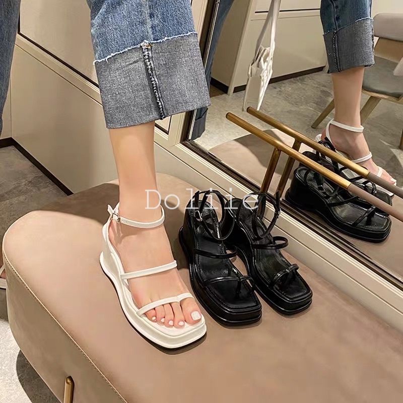 Sandal Xuồng 2 Quai Đế 7 Phân Doliie