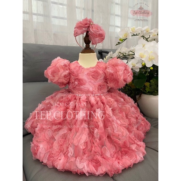 LaRose Đầm Công Chúa Thiết Kế Cho Bé Gái by Tep Clothing - Hình Thậ