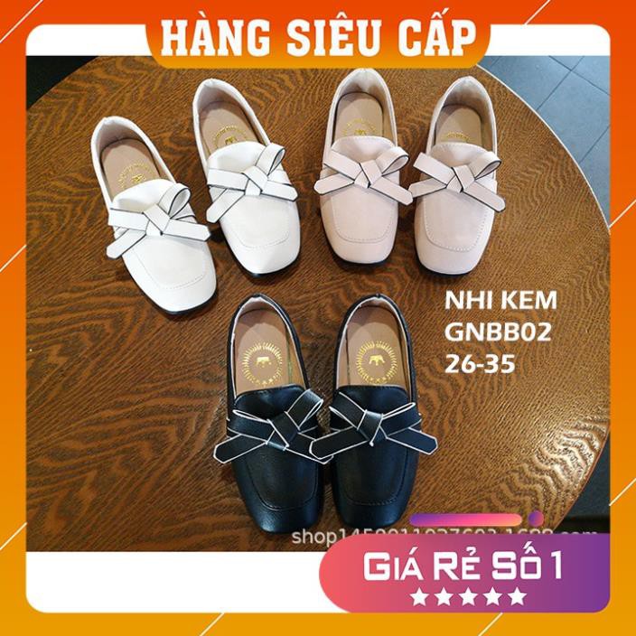 [ ẢNH THẬT- FREESHIP- HÀNG CAO CÂP ] GNBB02, giầy kiểu hàn quốc cho bé gái, fom cổ điển, cực xinh