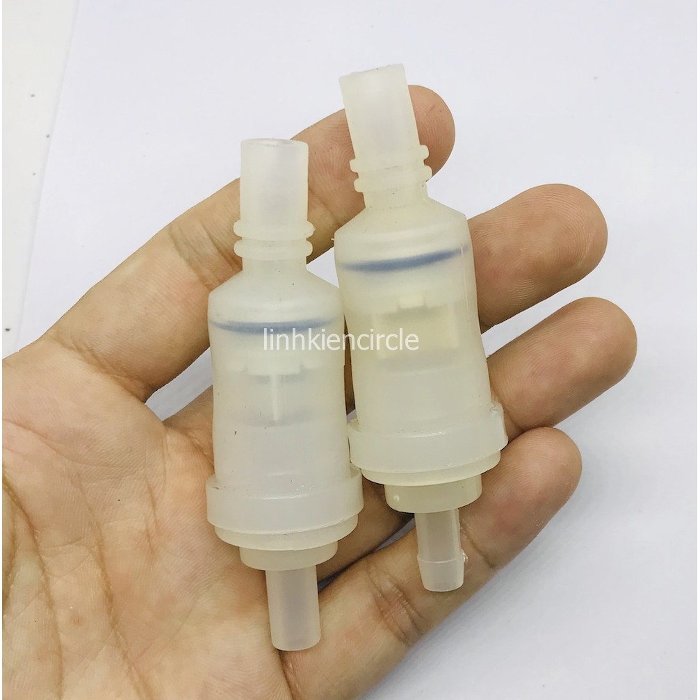 2 cái van nước một chiều mini nhựa van dừng nước - LK0088