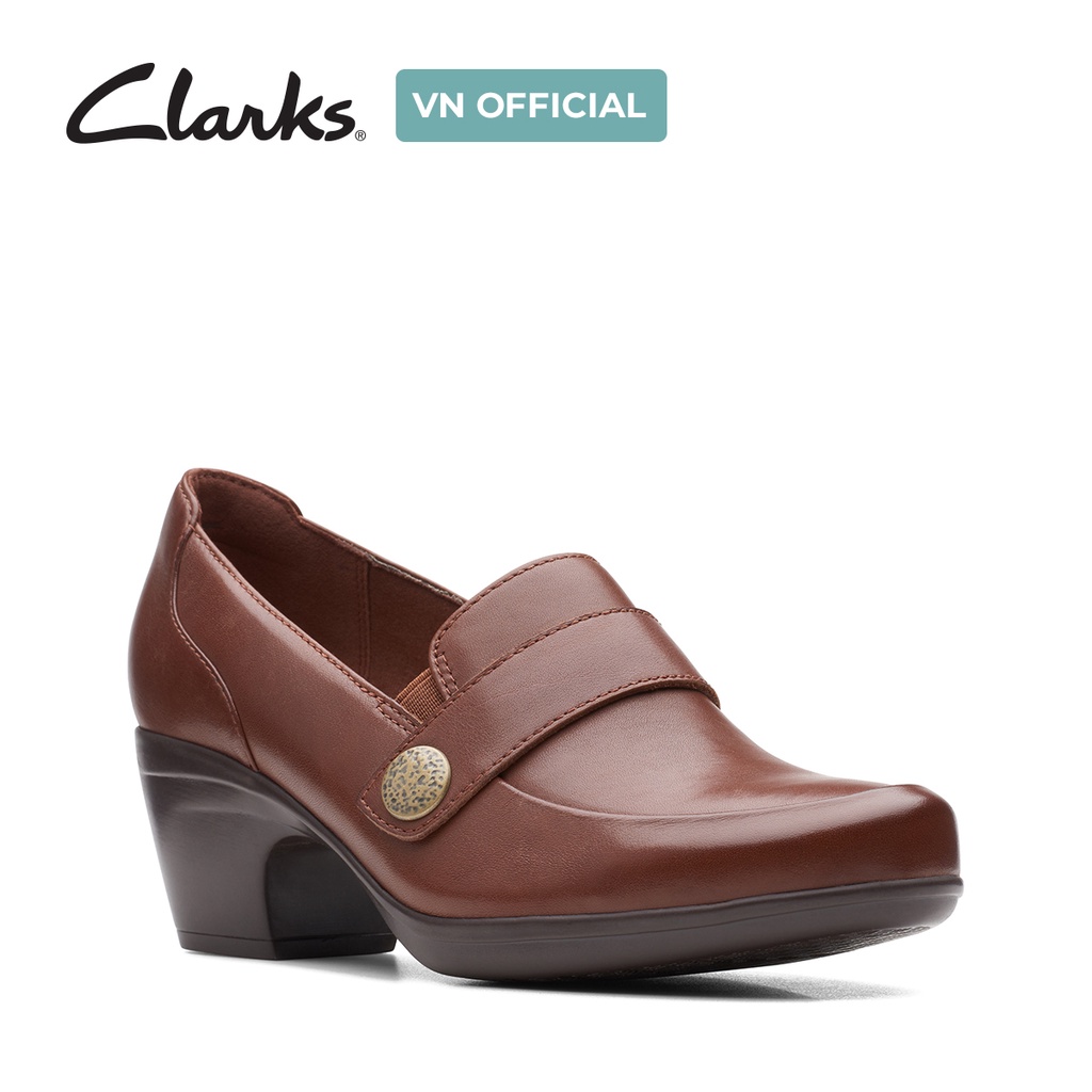 Giày cao gót nữ CLARKS Emily Andria màu nâu