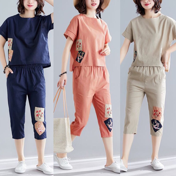 Set Bộ Lửng Vải Đũi