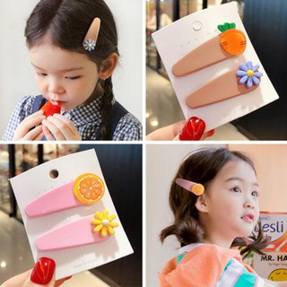 Kẹp tóc trái cây vỉ 2 cái KT01