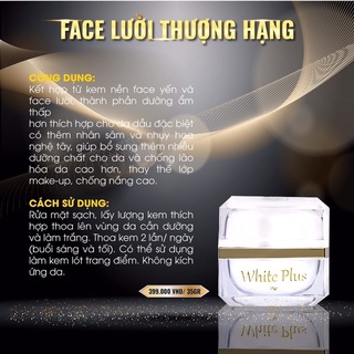 face dưỡng trắng da kem lười