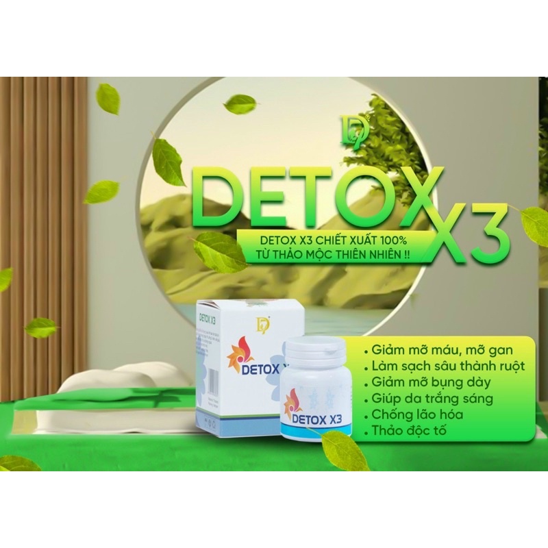Detox x3 Chuyên giảm bụng