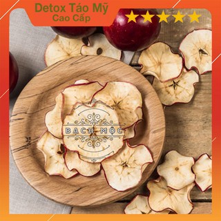 DETOX Trà Táo Mỹ ( Bơm ) Thái Lát Sấy Lạnh Cao Cấp gói 100g - Táo Tây Sấy Khô
