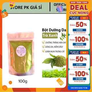 100gr bột trà xanh nguyên chất