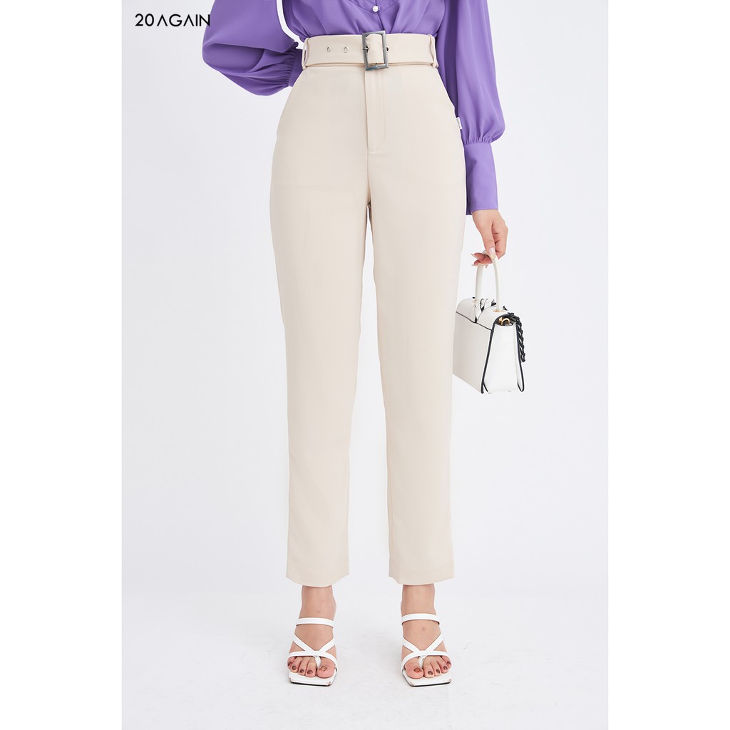 Quần âu hai túi chéo 20AGAIN QAA0553 | BigBuy360 - bigbuy360.vn