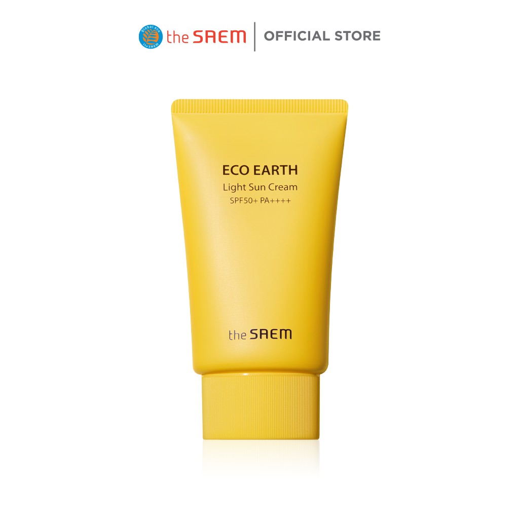 [Combo 2 sản phẩm] Kem chống nắng the SAEM Eco Earth Light Sun Cream 50g + Kem chống nắng Pink &quot;Not for sale&quot; 50g