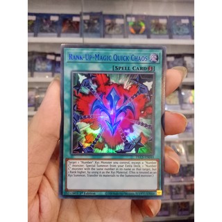 Thẻ Bài Lẻ YugiOh! Mã DLCS-EN044 - Rank-Up-Magic Quick Chaos - Ultra Rare (Blue) - 1st Edition