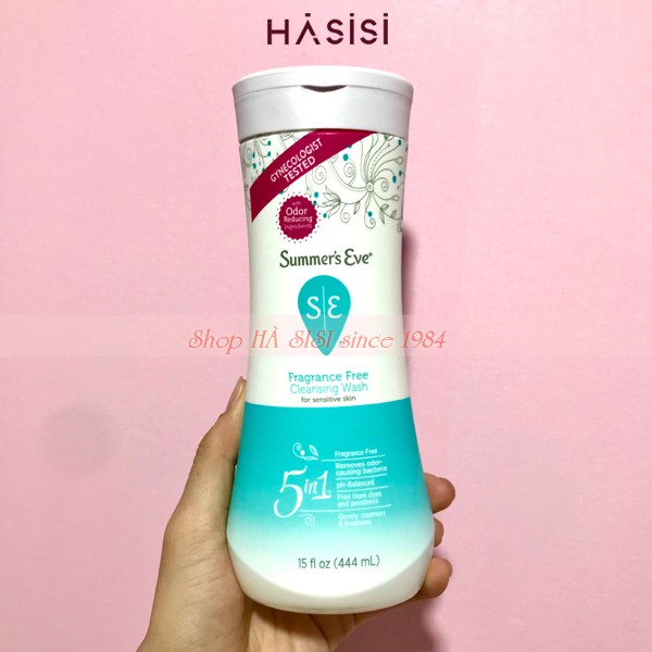 Dung Dịch Vệ Sinh Phụ Nữ - SUMMERS EVE  Cleansing Wash 5 in 1 (444ml)