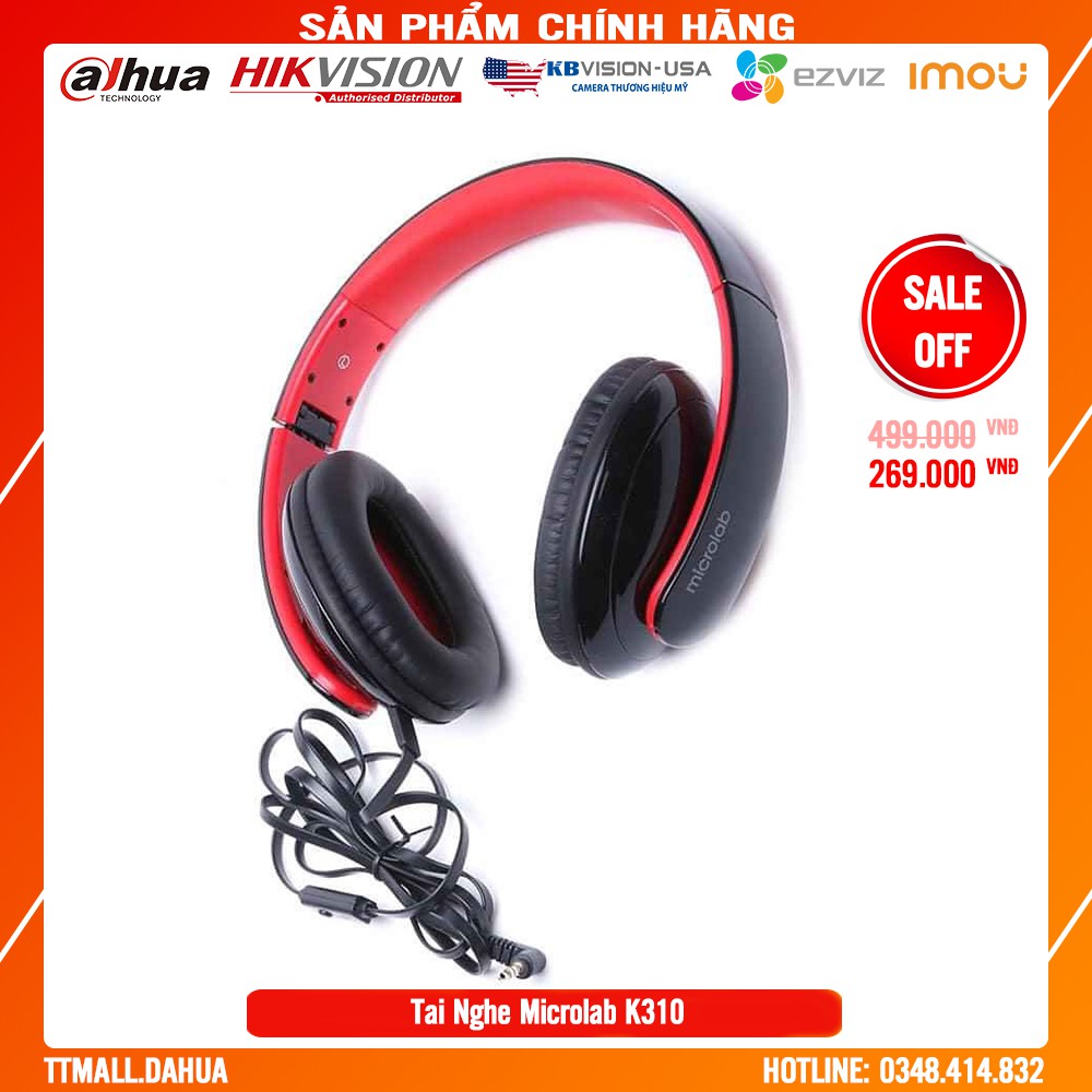 Tai nghe Microlab K310 - Hàng chính hãng - Bảo Hành 12 Tháng