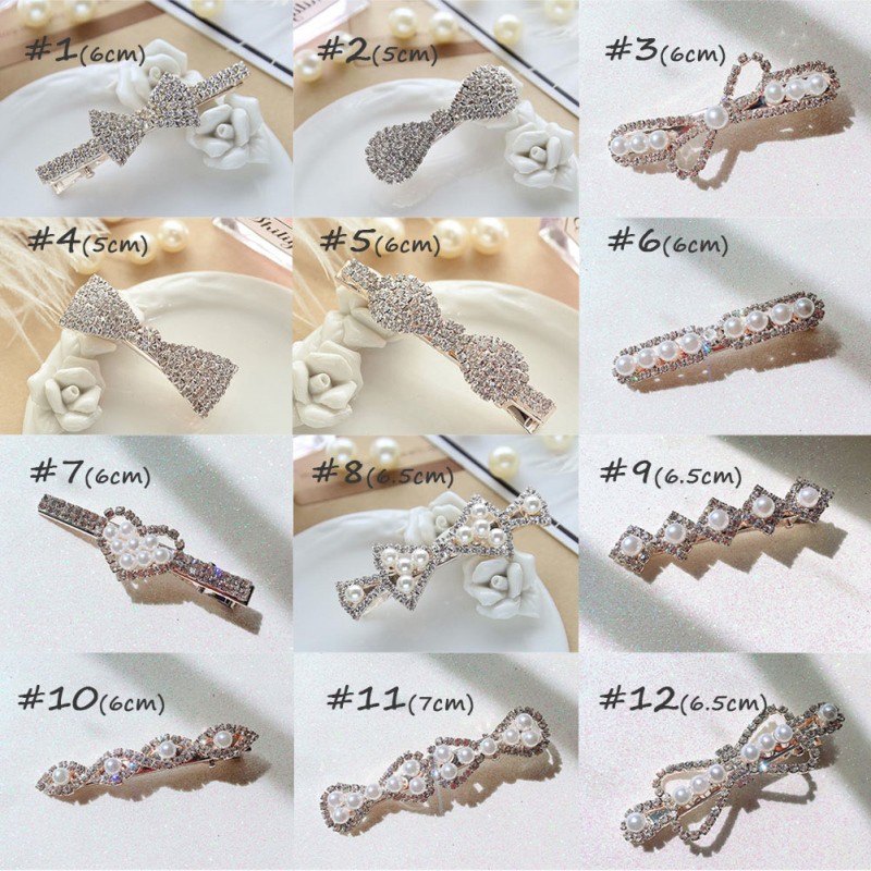 Kẹp tóc nữ đính ngọc thời trang