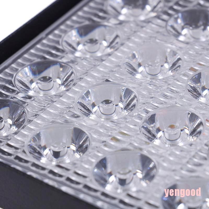 Đèn pha LED 48w 12v 24v hình vuông 4 inch chuyên dụng cho xe tải