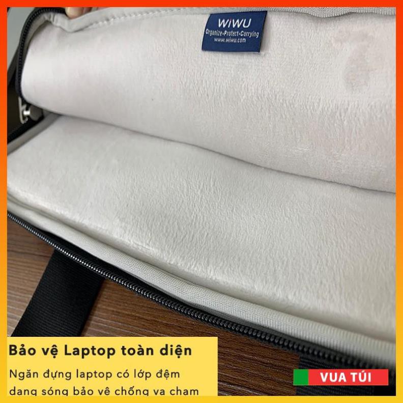 Cặp, Túi Xách Laptop, Macbook Chống Sốc 13/14/15inch - WiWU Sleeve Case Màu đen - Bảo Vệ Laptop Toàn Diện