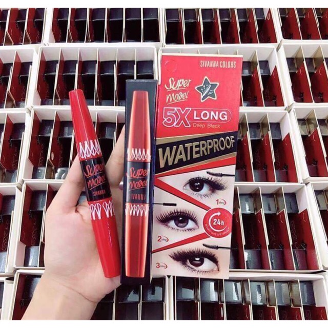 🍓HÀNG THÁI MAscara thần thánh Sivanna 2 Đầu 5x Long