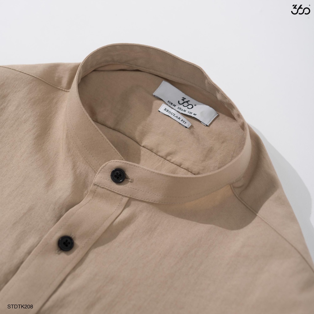 Áo sơ mi nam local brand 360 BOUTIQUE cổ tàu - STDTK208 | BigBuy360 - bigbuy360.vn
