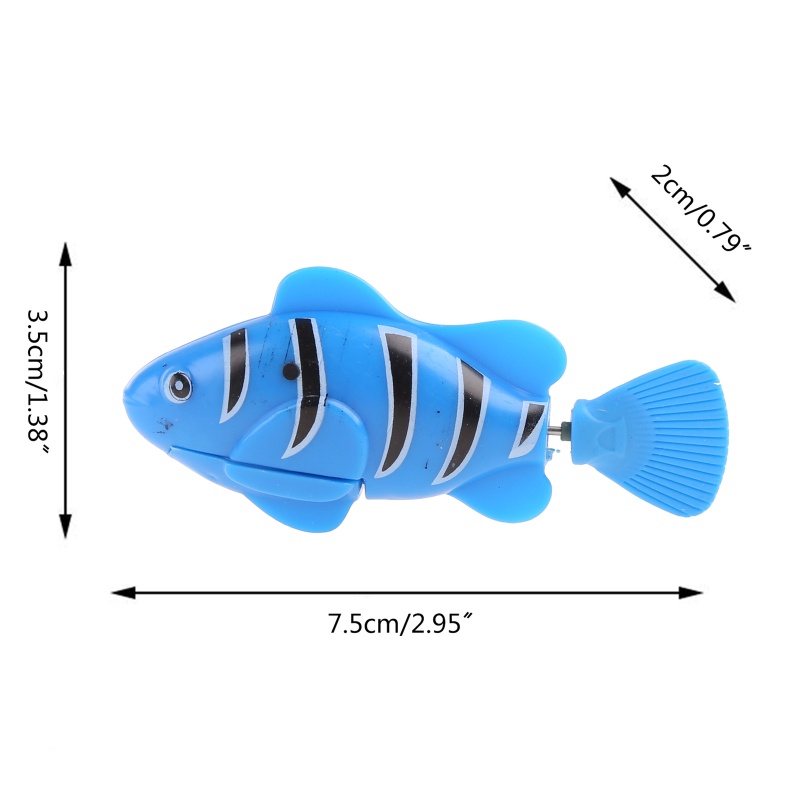 Cá Robot Đồ Chơi Bằng Nhựa Có Đèn LED Dành Cho Mèo
