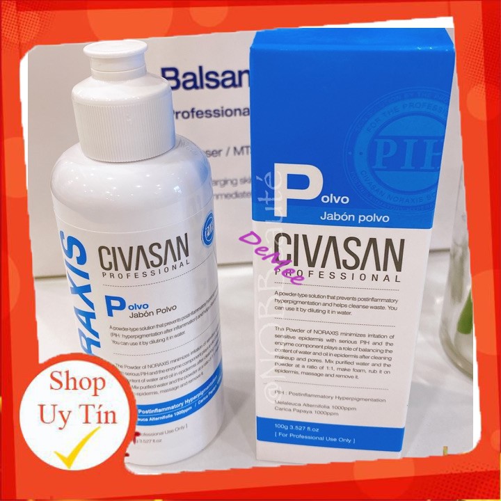 Tẩy da chết dạng bột ngăn ngừa mụn ẩn CIVASAN  Enzyme Noraxis Polvo | BigBuy360 - bigbuy360.vn