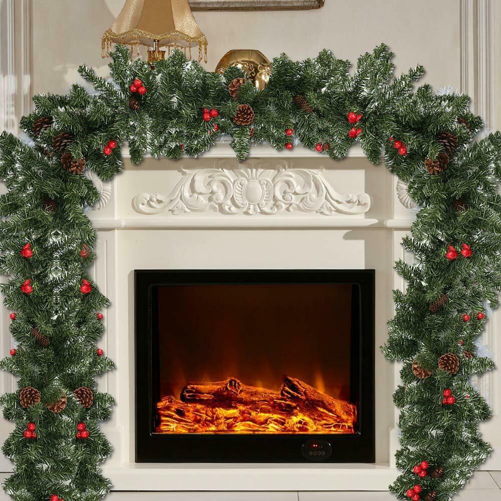 CONOPERY Vòng Hoa Thông 9FT Trang Trí Giáng Sinh