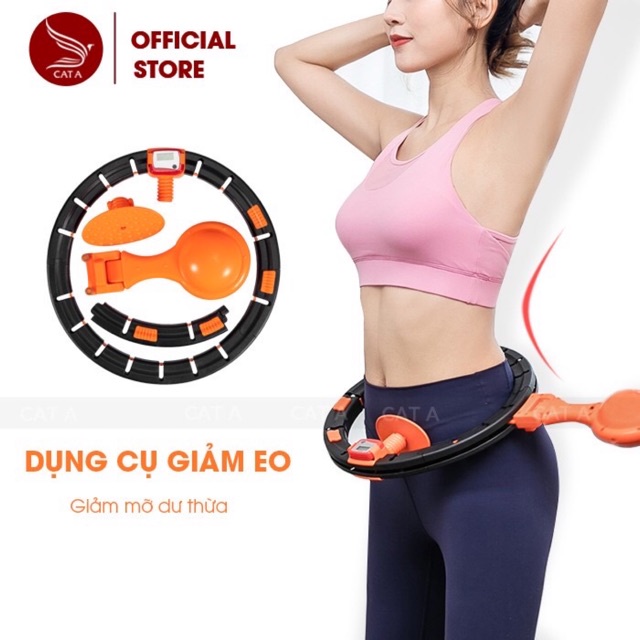 VÒNG LẮC EO THÔNG MINH HULA HOOP THẾ HỆ MỚI - Giảm mỡ bụng, điều hòa nhịp tim, massage cơ bụng, tiện lợi sử dụng !