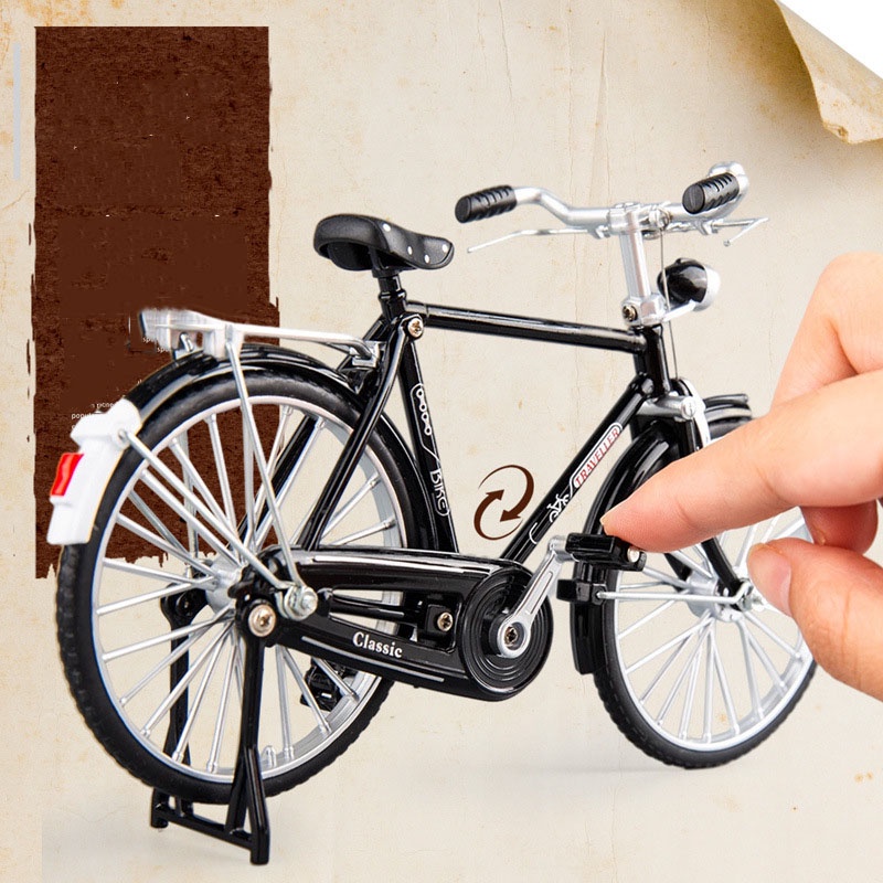 Mô hình xe đạp mini trang trí decor nhà cửa