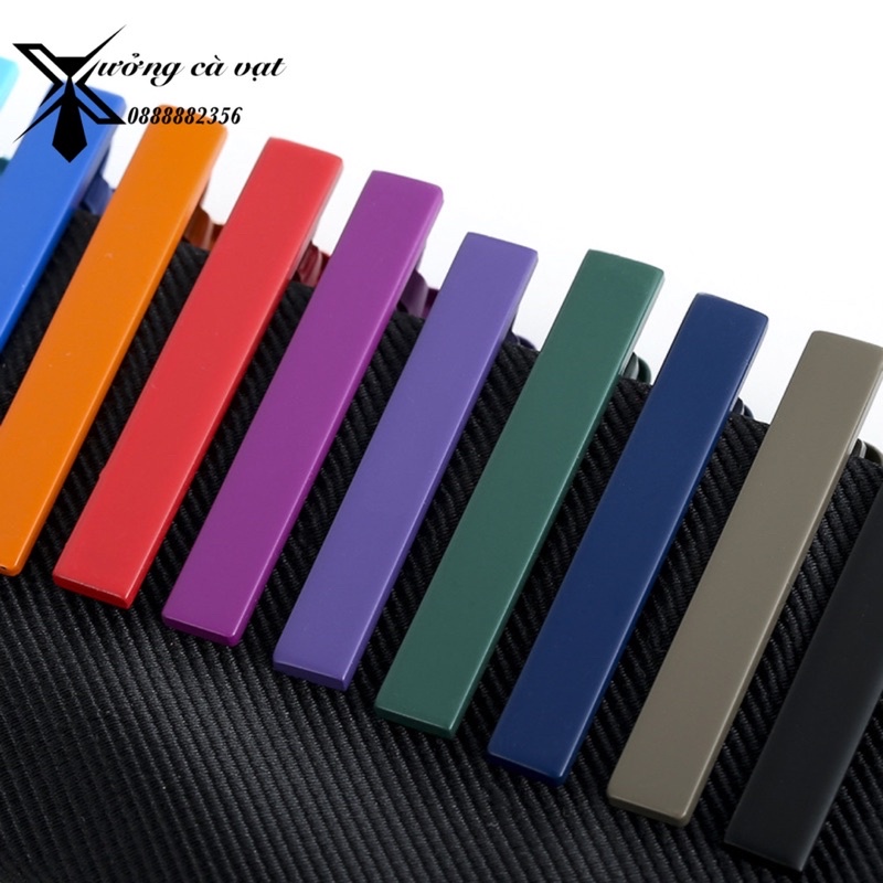 Kẹp cà vạt nam thời trang ✅ kẹp cavat bản nhỏ 4cm