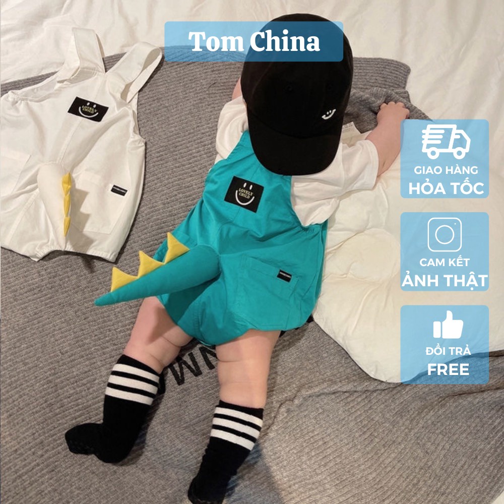 Bộ liền thân họa tiết khủng long đáng yêu CuTe Cho Bé Hàng Oder Qc,e có sẵn ạ