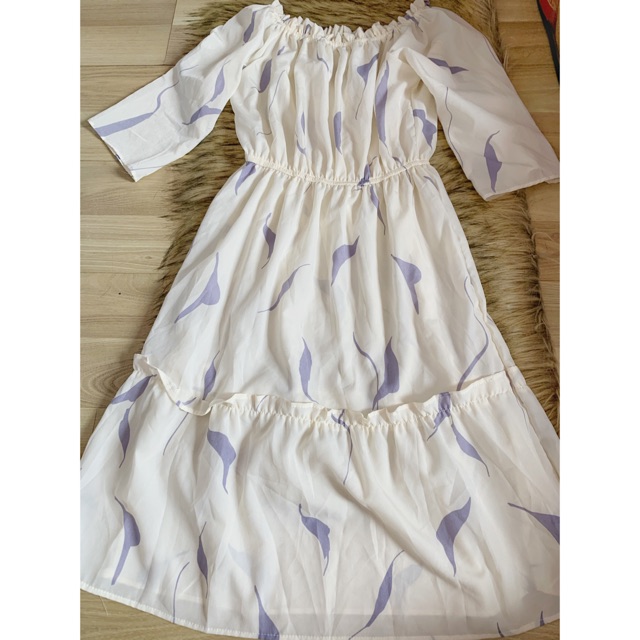 ĐẦM MAXI VOAN TRỄ VAI LÁ MỎNG NHẸ