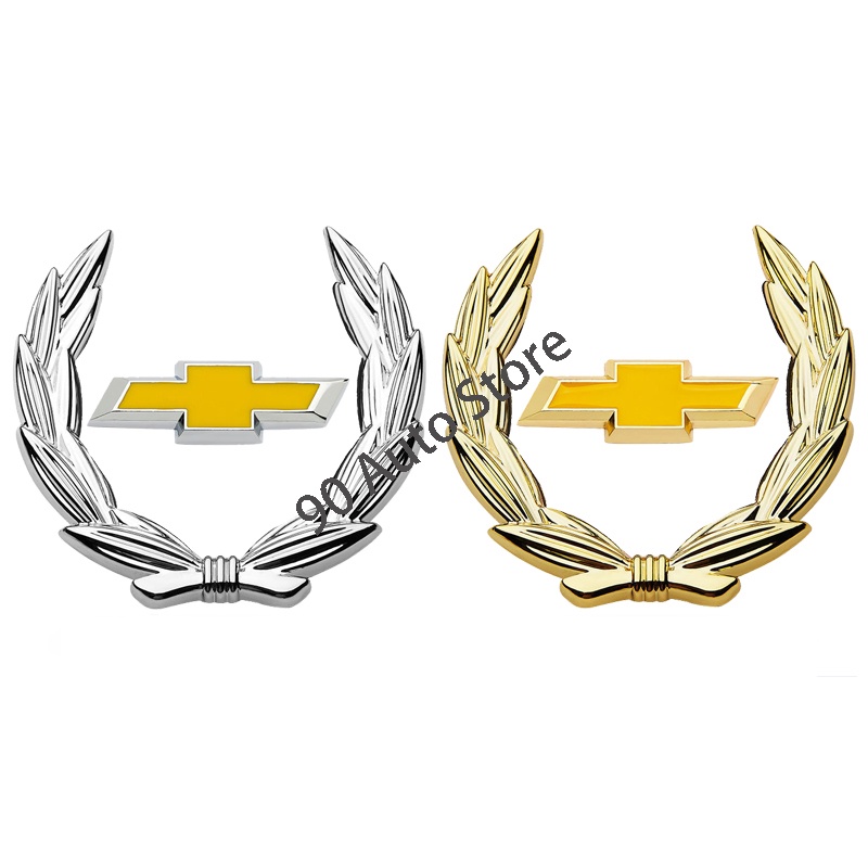 Miếng Dán Kim Loại 3d Trang Trí Thân Xe Hơi Chevrolet Cavalier Onix Cruze Aveo Silverado Malibu