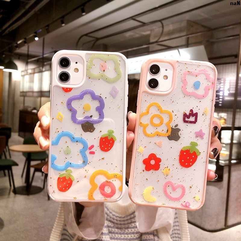 Ốp Điện Thoại Silicon Mềm In Hình Hoa Xinh Xắn Phong Cách Hàn Quốc Cho Iphone Xsmax / 7 + | BigBuy360 - bigbuy360.vn