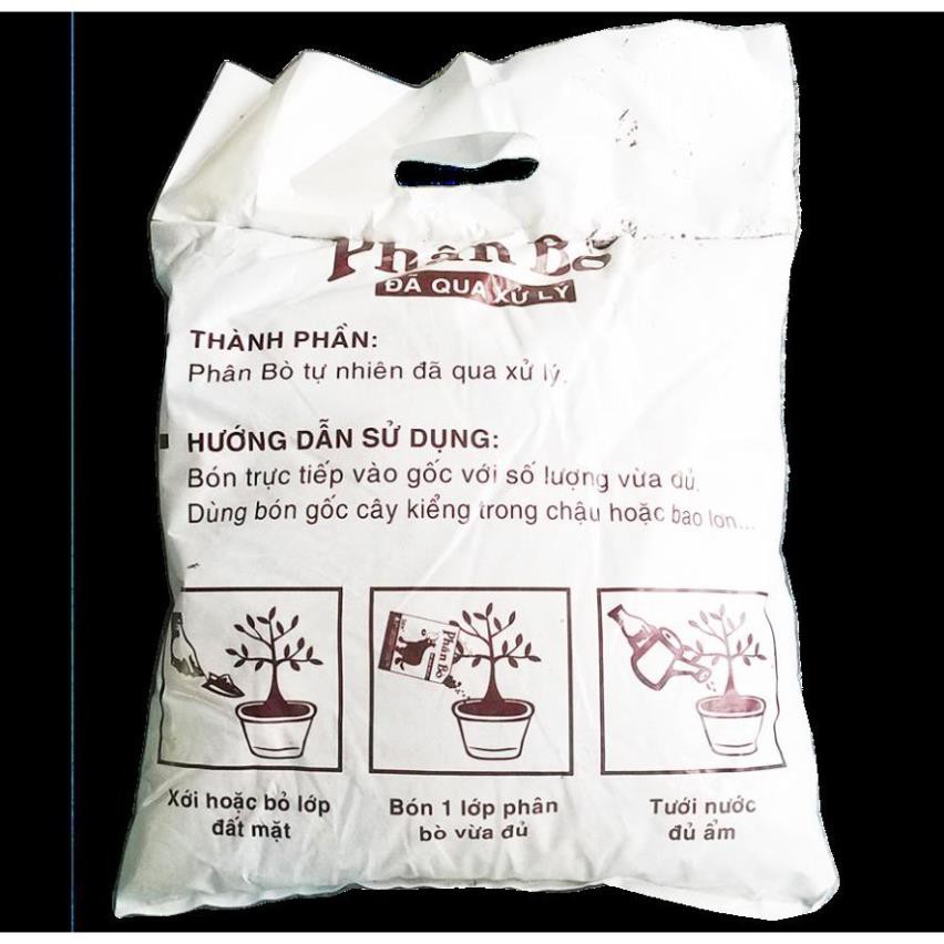 Phân Bò Hữu Cơ Tiện Lợi, Không Mùi Hôi 3dm