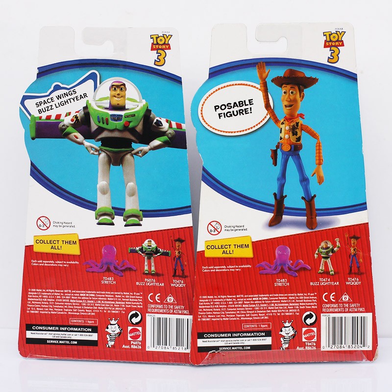 Mô hình nhân vật Buzz Lightyear và Woody trong phim Câu chuyện đồ chơi 3