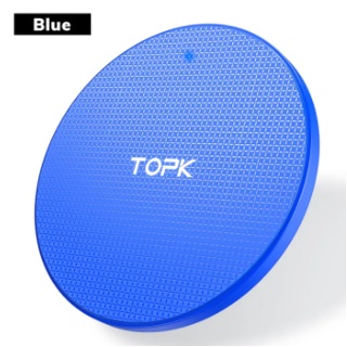 [FREESHIP] Đế sạc không dây TOPK S10 nhỏ gọn cho Iphone X,XS,XSmax,8,8Plus...Samsung Galaxy S8,S9,- Kèm cáp sạc