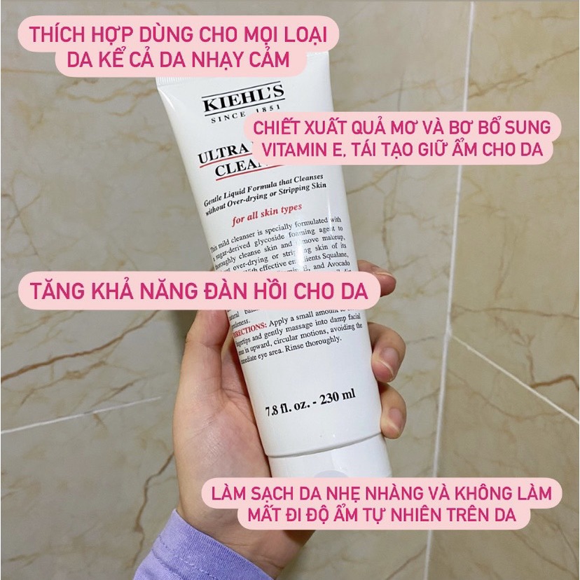 Sữa rửa mặt Kiehl’s Ultra Facial Cleanser 230ml