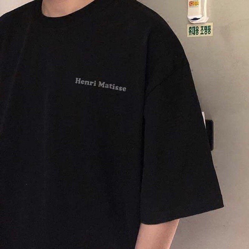 Áo thun unisex, áo phông tay lỡ form rộng Henri
