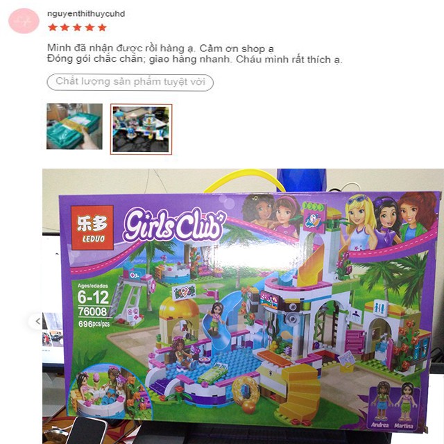 Đồ Chơi Xếp Hình Lâu Đài Công Chúa 690+ Mảnh Ghép [FREESHIP❤️] Nhựa ABS Thân Thiện Cho Bé