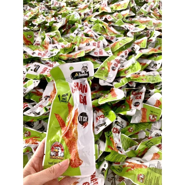 Chân Gà Cay ủ vị siêu ngon cay vừa phải  Ashian vị cay vừa -32gram đồ ăn vặt J&J food | BigBuy360 - bigbuy360.vn