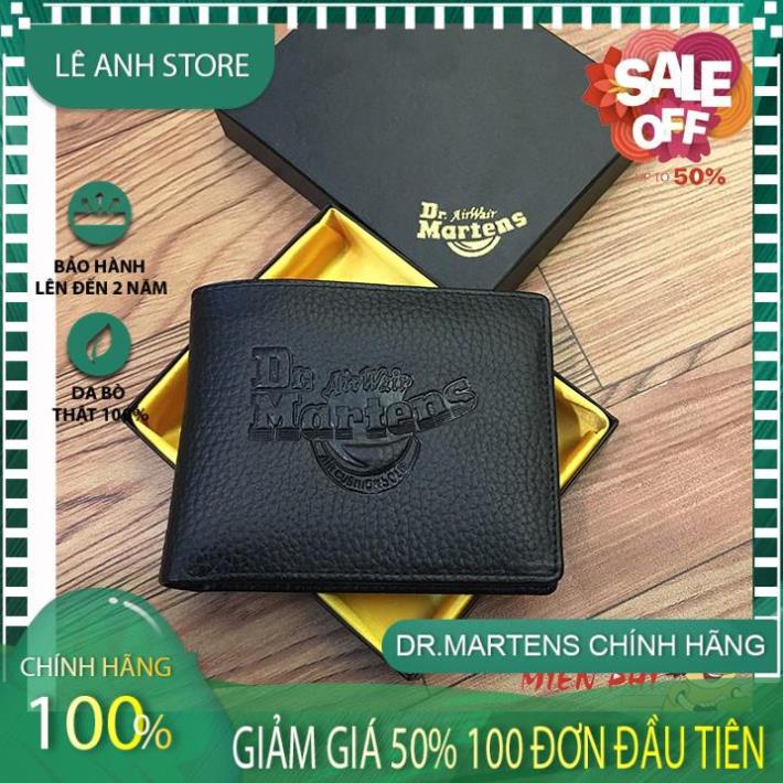 BÓP VÍ DA BÒ CAO CẤP DOCTOR MARTENS [ MIỄN SHIP ] BẢO HÀNH 12 THÁNG Xịn