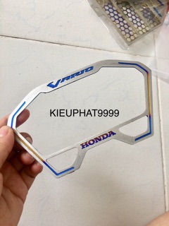 Viền đồng hồ vario titan màu khò có sẵn keo