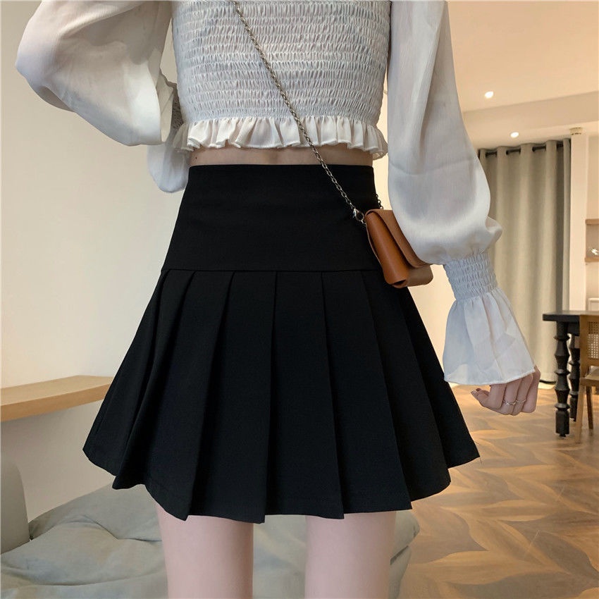 Chân váy tennis xếp ly ngắn lưng cao CHAT công sở 3 khuy V625