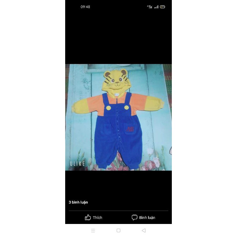 Bộ body  liền thân cho bé trai