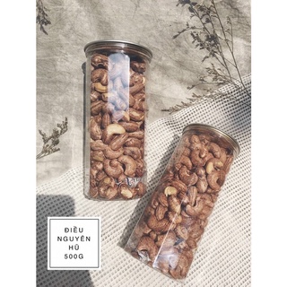 500gr hạt điều a cồ rang muối còn vỏ lụa - hạt to chuẩn xuất khẩu