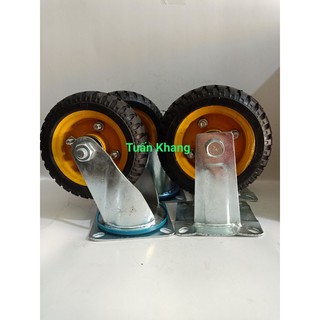 Bộ bánh xe 160x50 cao su mâm thép